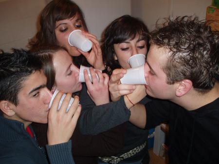 milieu   de soirée..
